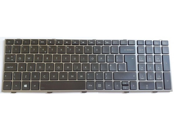 Tipkovnica za prenosnik HP ProBook 4540S 4545S 701485-FL1 / standard UK QWERTZ / SLOVENSKE nalepke